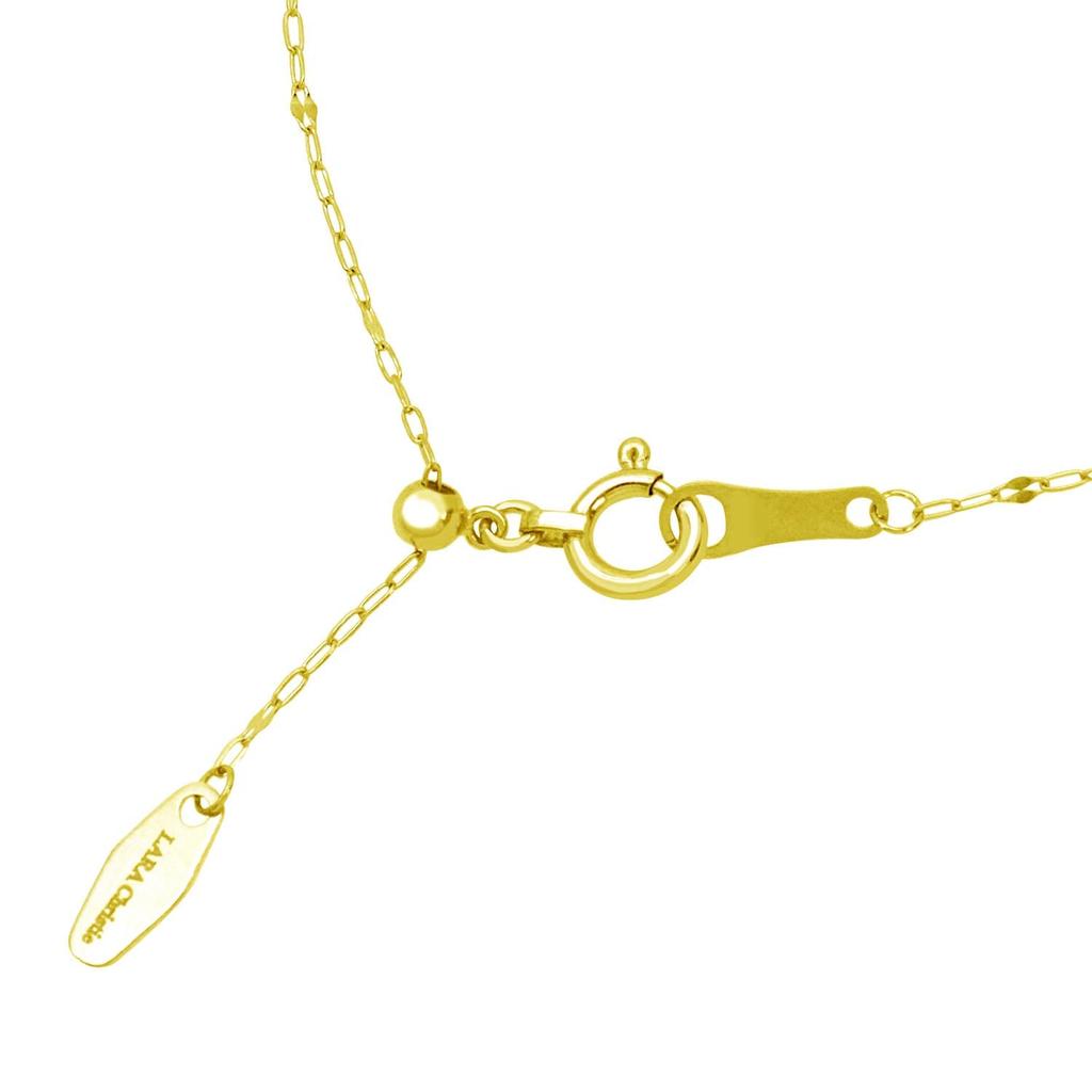 Lala Christie 18k Gold Fantasia 2 Bracelet Adjustable Length To Women's No. Chain, (Up 18cm), Lb97-0009-yg