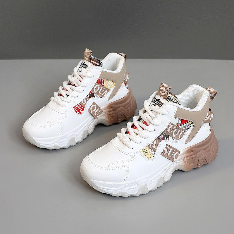 2025 Spring Women Casual Sneakers Hot Sale High Quality Warm Thickness Cotton Shoes Female High Top Ankle Boot Versatile Zapatos