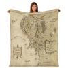 Blanket Middle Earth Map Throw Blanket Soft Blanket Lightweight Bed Blanket Quilt Durable Sofa Blanket Luxurious Carpet Gifts
