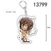 Attack On Titan Acrylic Keychain Pendant - Creative Anime Jewelry Gift