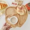 Cute Heart Shaped Plate Serving Tray Platter Cheese Board Salad Cake Plates Decoration Household Multi-function Trays Home Decor