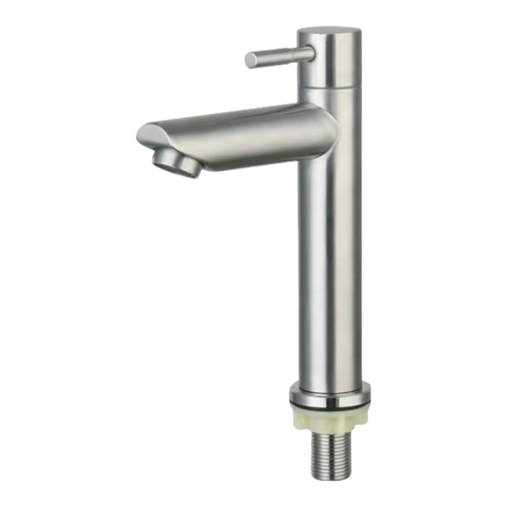 Stainless Steel Bathroom Counter Basin Faucet Single Handle Sink Water Tap Basin Sink Tap Kitchen Bathroom Accessories