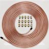 25 Ft Car Brake Line Hose Roll Tube with Copper Coated Pipe