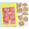 Set of 8 Hello Kitty Cookie Molds, Sanrio Cookie Molds, Cookie Cutters for Biscuits, DIY Baking, Press-Type Cookie Molds, Kitchen, Kids, Prizes, Lunch