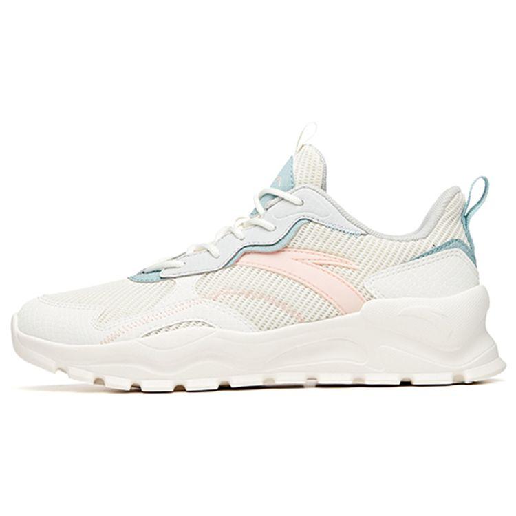 Anta Training Shoes With Shock Absorption And Slip Resistance Women Sneakers White Blue 922027022-2