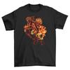 Fire Anime T-shirt - Ignite Your Style with Fire! 100% Cotton, Funny Printed Des