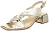 Heel Sandals Twist Heel Sandals Gold Cm 2E [Bontre] Women's 27206-RS 24.5