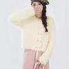Cardigan Sweater Female Spring and Autumn Cool Series High Grade Mink Fleece Knitted Cardigan Unique Short Sweater Coat Women