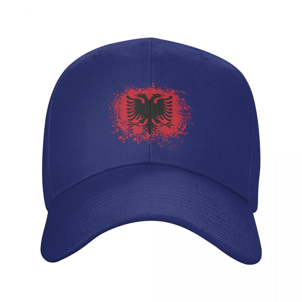 Retro Albania Flag Baseball Cap Women Unisex Personalized Adjustable Adult Albanian Eagle Dad Hat Spring Snapback Summer Hats