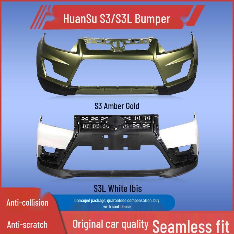 Compatible with BAIC Huansu S3/S3L Front and Rear Bumpers