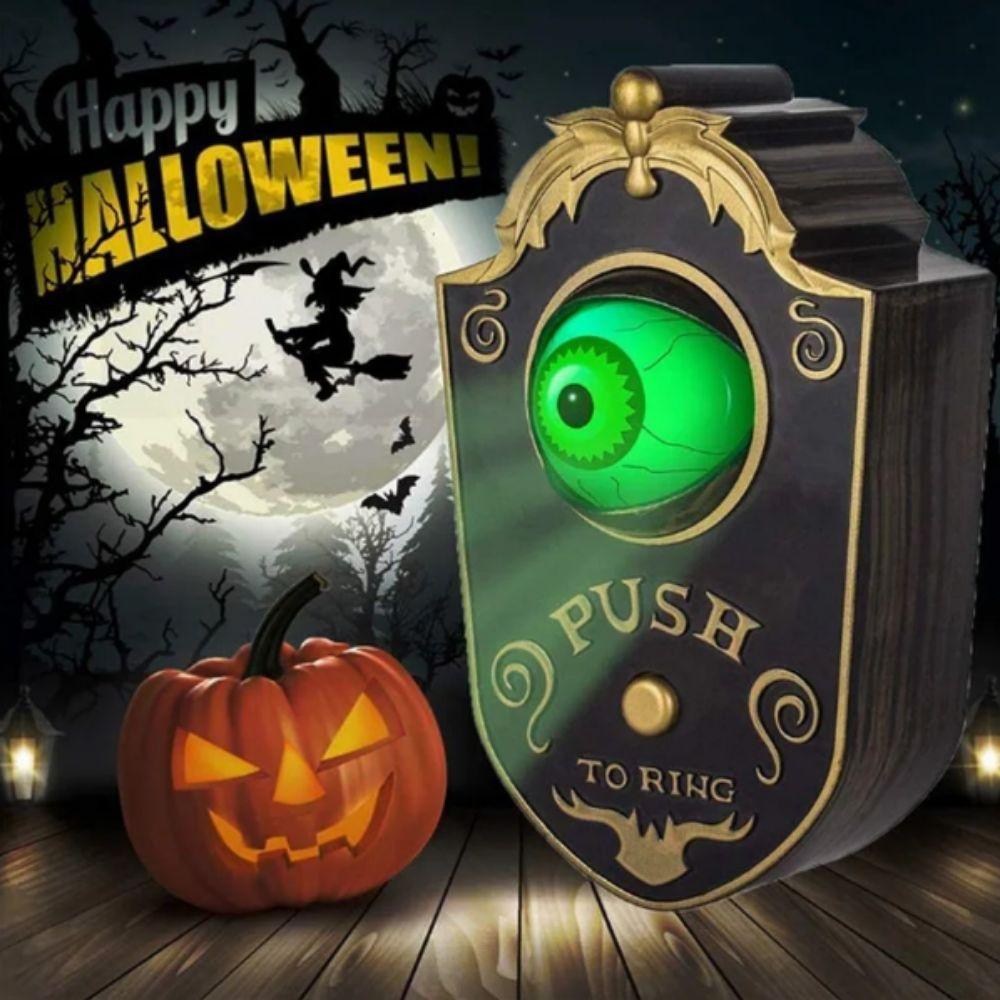 Electric Sounding Eyeball Doorbell Decorative Hanging Doorbell Halloween Doorbell Halloween