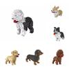 Poodle Poodle Or Dog Figure To Assemble With Nanoblocks Pieces Children Toys