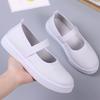 Summer Comfortable Light Solid Color Casual Slip On Ladies Footwear High Quality New Arrival 2025 In Cheap Women's Flat Shoes