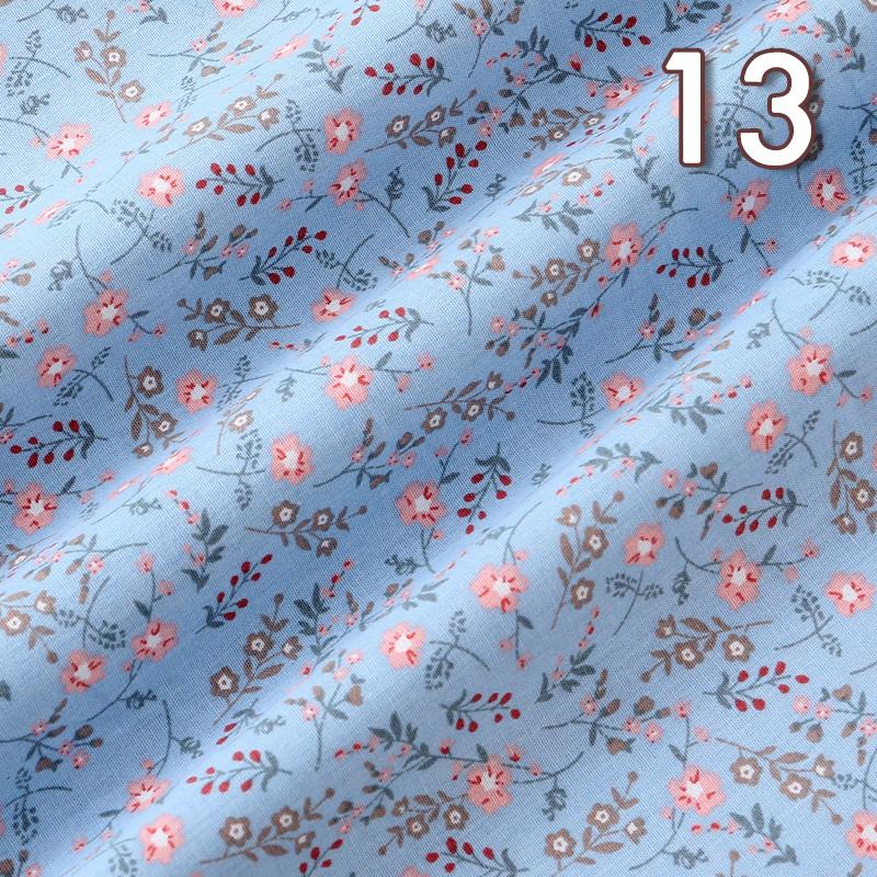 100*150cm Pastoral Style Small Floral Printed Cotton Fabric Summer Thin Flower Fabric For DIY Dress Patchwork Sewing Accessories