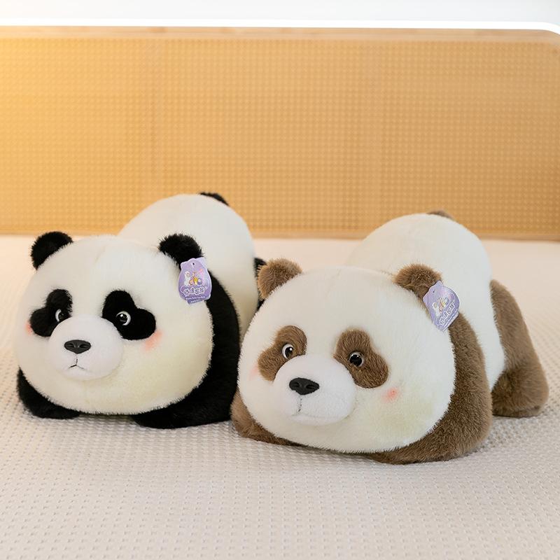 Golden Mink Bubble Panda Cute Toy Cartoon Giant Panda Grab Machine Doll Children's Holiday Gift Plush Doll