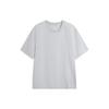 Pure Color Round Neck Casual Short Sleeve T-Shirt Men Tops Ultimate-Gray AHSU297-3