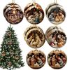 12pcs Wood Jesus Nativity Scene Pendant Christmas Tree Ornament The Birth Of Jesus Pendant Christian Navidad Decor New Year Gift