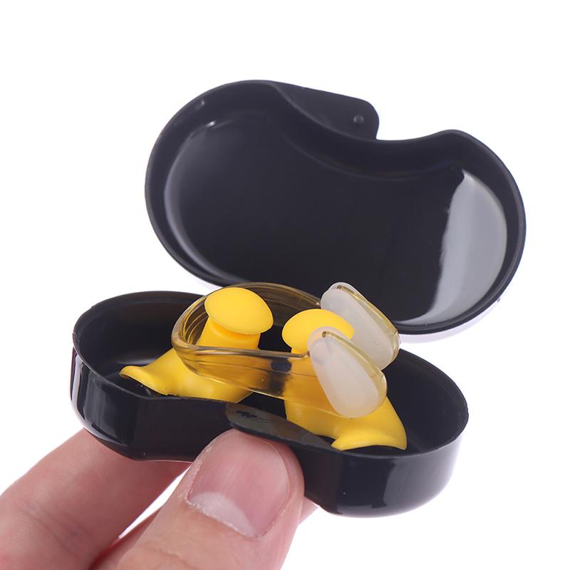 Summer Swimming Earplugs Nose Clip Silicone Waterproof  Diving Ear Plugs