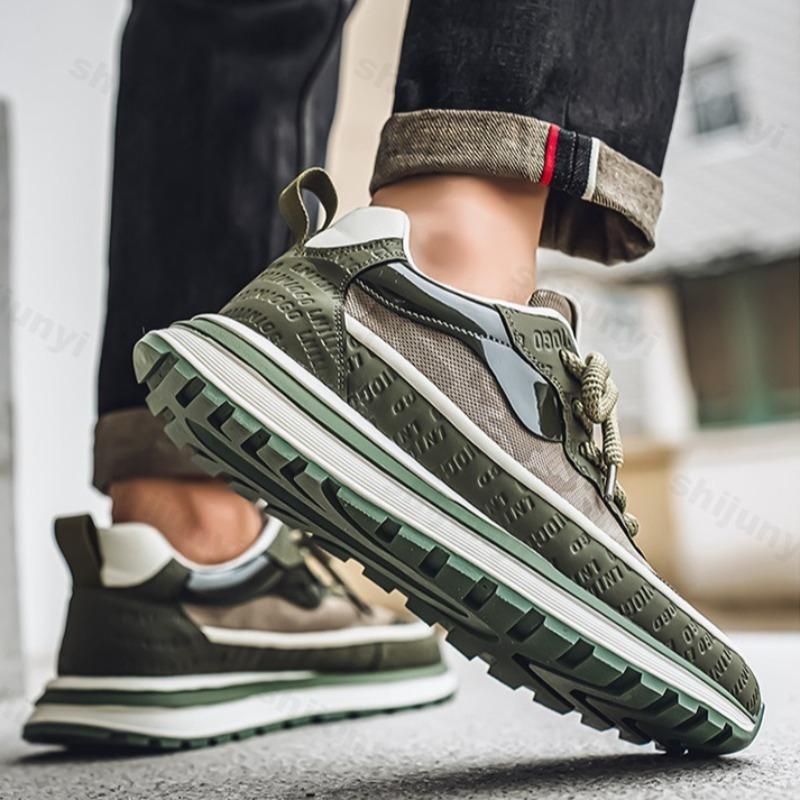 Fashion Men's Shoes 2025 Summer Casual Sport Shoes Fashion Trend Versatile Thick Soled Comfortable Lightweight Lace-up Platform sneakers