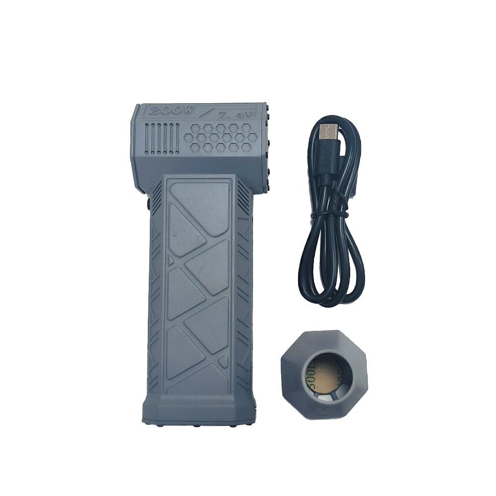 130000RPM High Speed Hair Dryer Outdoor Camping Portable Dust Removal Fan Brushless Violent Turbo Fan