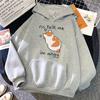 Fun No Talk Me Cute Angry Cat Print Men/Women Cotton Hoodie Casual Oversized Pullover Popular Sweatshirt Fashion Unisex Clothing