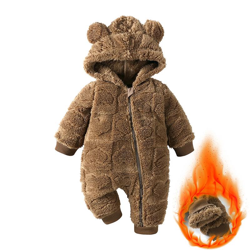 YUBAOBEI Baby Winter Costume Boys Girls Newborn Rompers For Baby Jumpsuit Infant Clothing