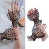 Heart Mesh Arm Sleeves For Nail Photography Breathable Sheer Fabric Elastic Cuffs Fashion Accessories