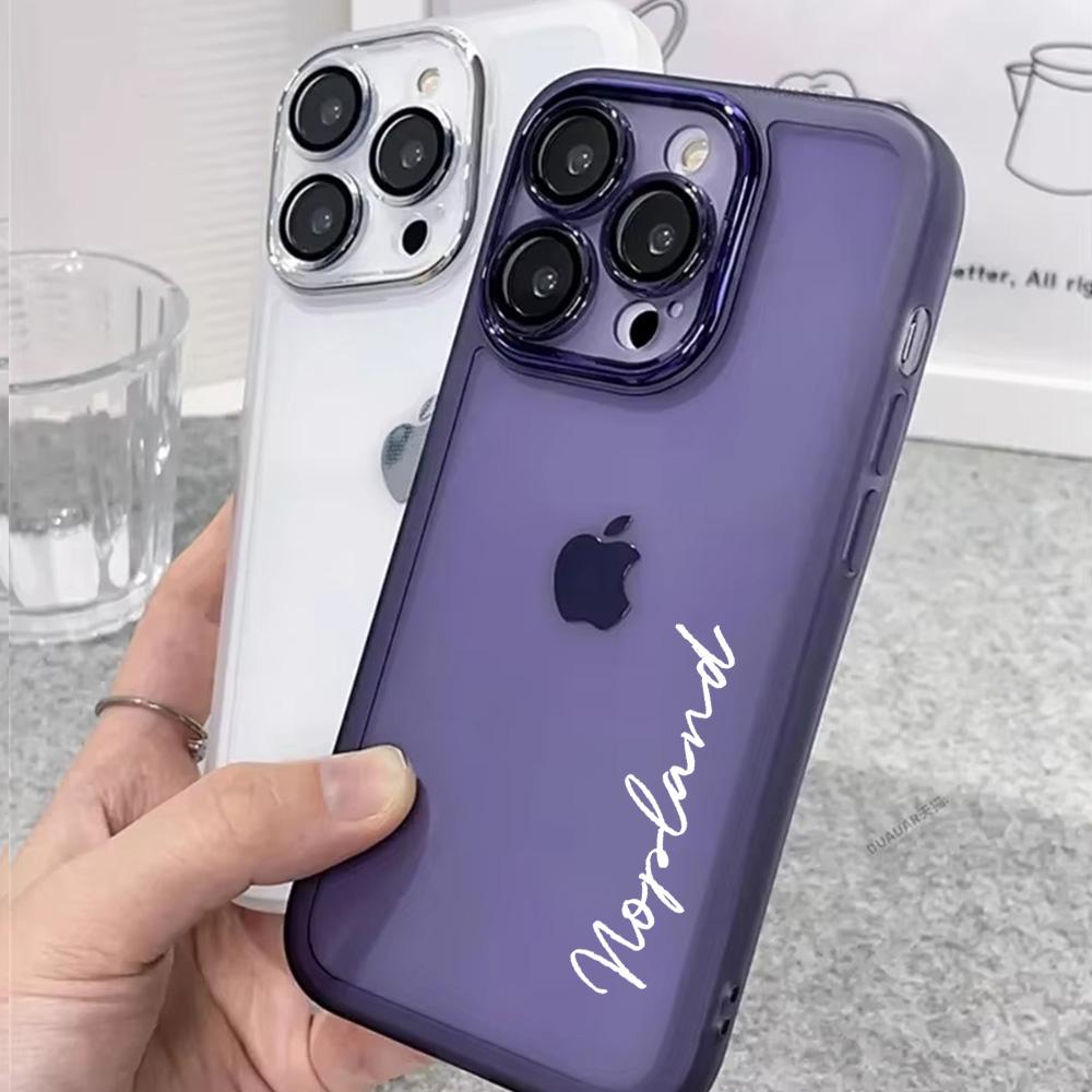 Customized Name Bumper Clear Phone Case For TECNO CAMON 30S Pro 30 5G 4G Camera Protection