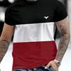 2025 New 3D Printing Men's Casual Handsome Comfortable T-Shirt Printed Adult Wearable Lightweight Soft Classic Everyday Tops