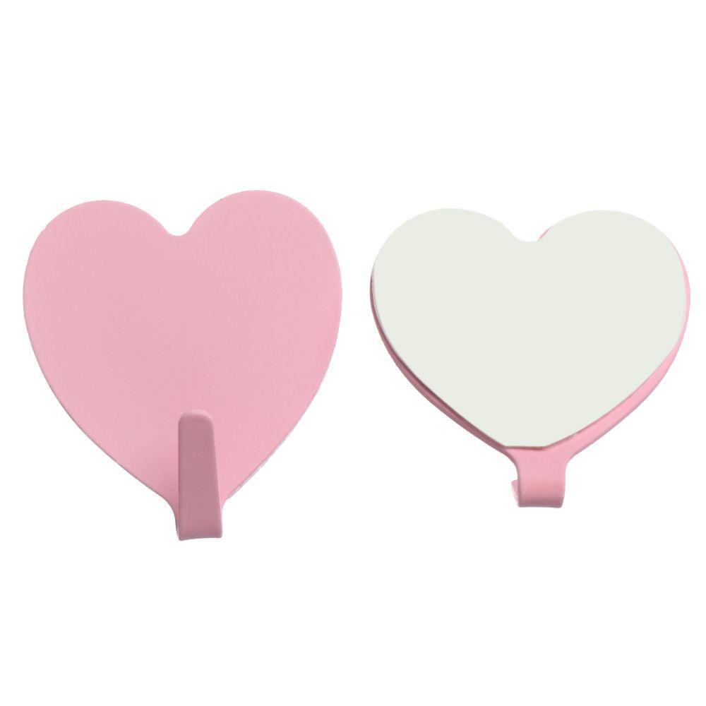 Supplies Heart-shaped No Trace Strong Adhesive Storage Racks Hanger Hooks Wall Hook Key Holder