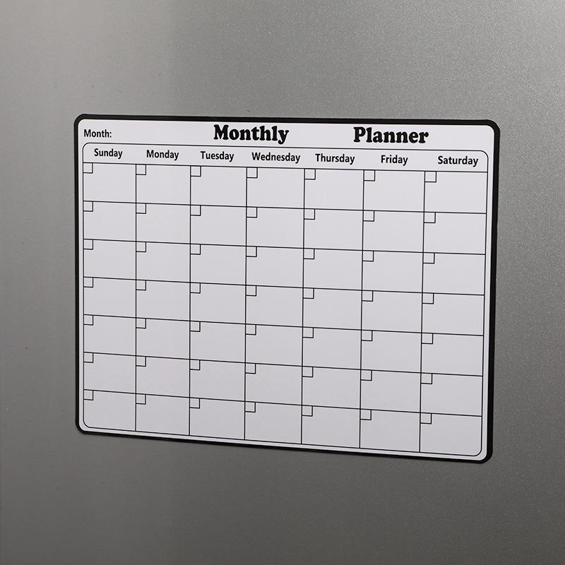 Memo Message Board Magnetic Refrigerator Stickers Reusable Erasable Note Pad Home Office Kitchen Reminder Weekly Planner Sticker