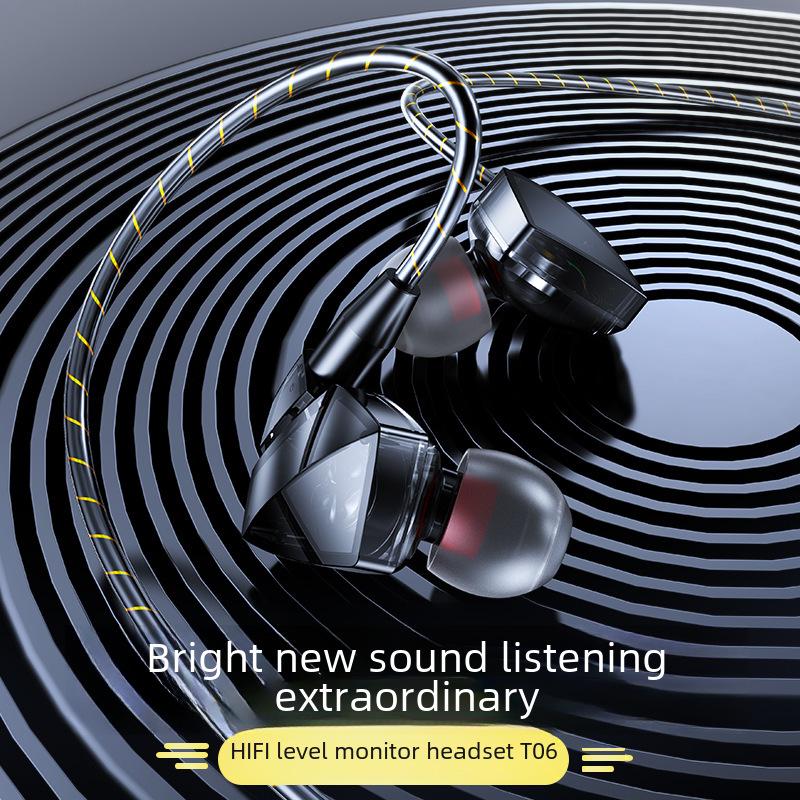 2020 In-ear Subwoofer Sports Gaming Headphones with Mic & Hi-Fi Sound