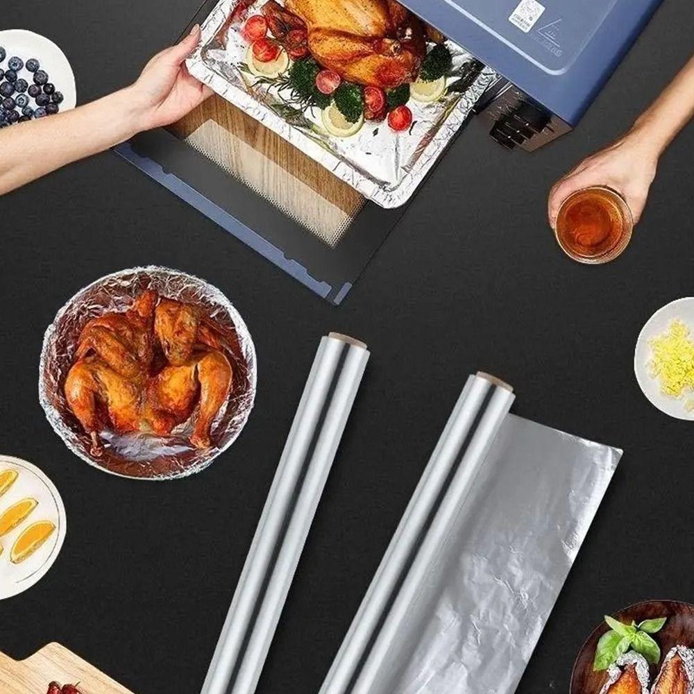 5M/10M/20M Disposable Catering Tin Foil Aluminium Baking Wrap Tin Foil for Ovens Freezers