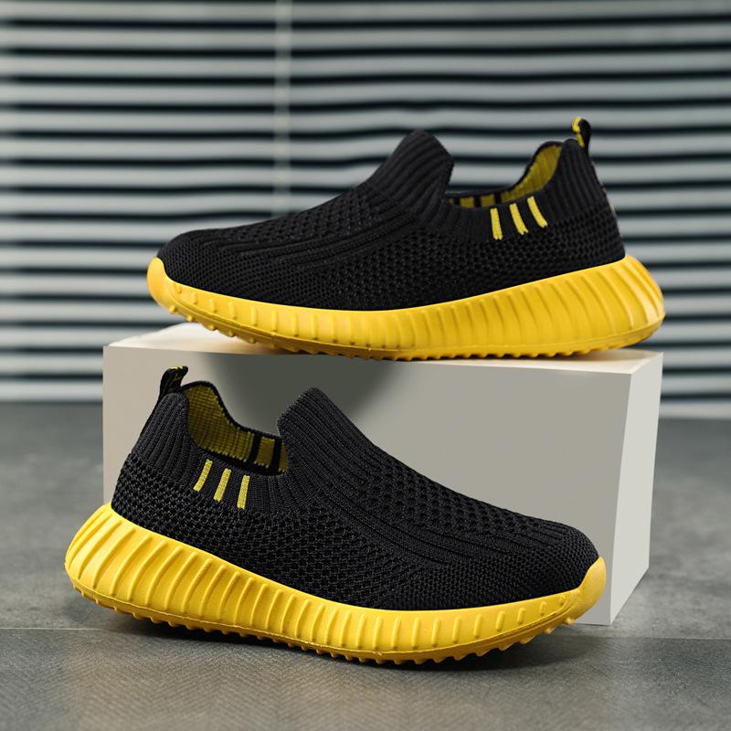 Boys Shoes 2025 Summer Net Shoes Children One Pedal Boys Single Net Hollow Sports Shoes 2025 Foreign Trade