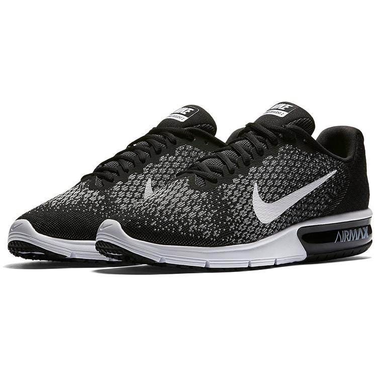 New Nike Air Max Sequent 2 Black White 852461-005