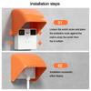 Socket Waterproof Box Electric Plug Rainproof Cover Protection Socket Switch Protective Cover