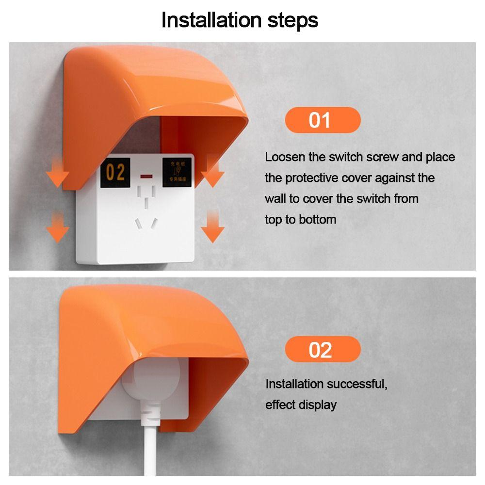 Socket Waterproof Box Electric Plug Rainproof Cover Protection Socket Switch Protective Cover