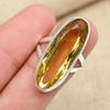 Lovely Citrine Gemstone Ring 925 Sterling Silver Handmade Jewelry Engagement Ring