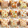 Pumpkin Print Pillowcase Autumn Harvest Festival Pillowcase 45x45cm Living Room Sofa Cushion Cover Bedroom Room Home Decoration