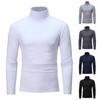 Men's Autumn Winter Turtleneck Long Sleeve Slim Pullover Sweater Blouse Top