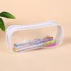 1Pc Soft Plastic Transparent Pencil Case Student Pvc Clear Pen Bag Transparent Bag Office Student Supplies