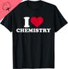 I Love Chemistry T-Shirt Kawayi Couple Cotton Breathable and Comfortable Custom Printed Graphic T Shirts Camisas Streetwear