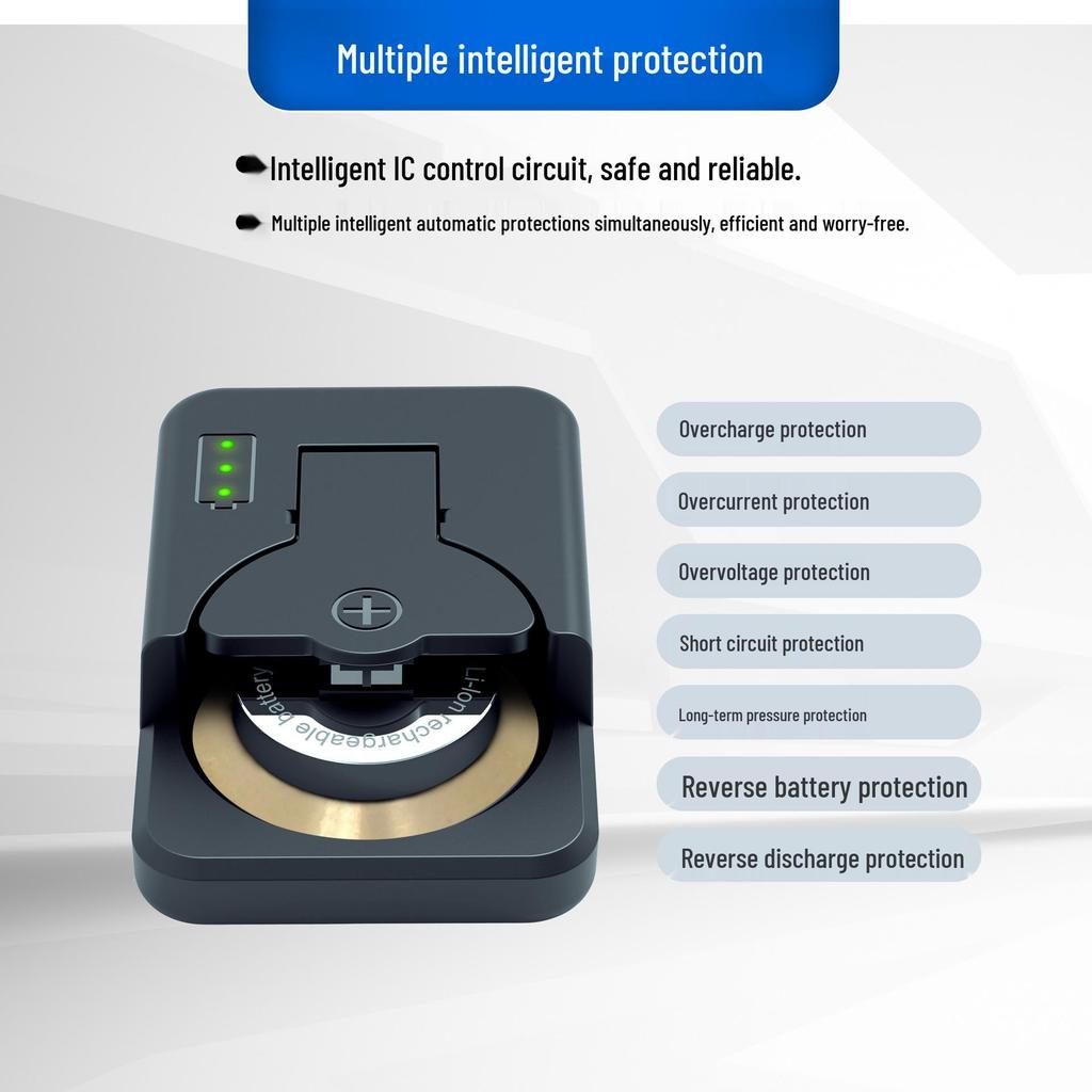 Universal Cross-Border Charger for LIR2032 and 2025 Button Cells