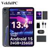 VekfulPC T60 Pro Android 15 8GB RAM 256GB ROM Tablet 13.4 Inches 1200*1920 FHD Display Octa Core UMS9230S(T7280) PC Tablet with Keyboard and Mouse