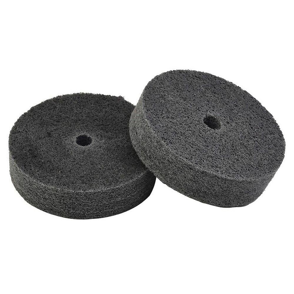 Anti-clogging 3-inch Grinding Bench Grinder Nylon Polisher Pad Polishing Wheel Fiber Buffing Wheel