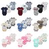 Newborn Baby Boy Girl Clothes Cotton O-Neck Short Sleeve Baby Rompers Clothing