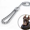 Dog Collar Metal Double Ring Adjustable Anti-bite Collar Pet Collar Dog Chain Necklace Neck Ring