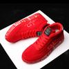 Fashion Couples Shoes Lace Up Women Platform Sneakers Casual Vulcanized Shoes for Men