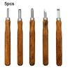 New 5pcs Carving Chisel Set Carving Chisel Manganese Steel Carpenter Wood Carving Gouge Chisels Tool Professional Wood Carving Chisel Hand Tool