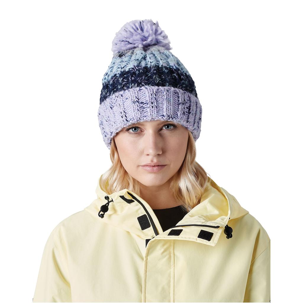 Beechfield Womens/Ladies Corkscrew Pom Pom Beanie